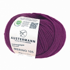 Merino 105 Austermann 320 brombeer