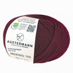 Merino 105 Austermann 325 bordeaux