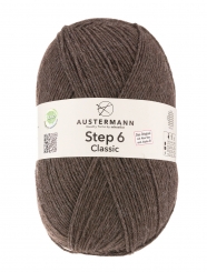 Step 6-fach Classic Uni 150g Austermann 6036 mocca