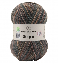 Step 6-fach Color 150g Austermann 736 mokka