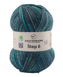 Step 6-fach Color 150g Austermann 739 petrol