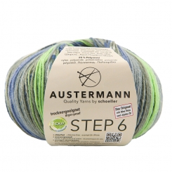 Step 6-fach Irish Color 150g Austermann 716 bergwiese