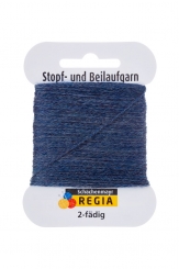 Regia 2-fach Stopf- und Beilaufgarn 2137 jeans meliert
