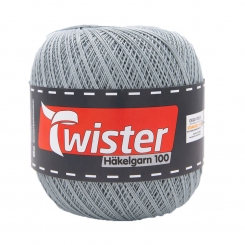 Twister Häkelgarn 100g-Knäuel 12 SILBER