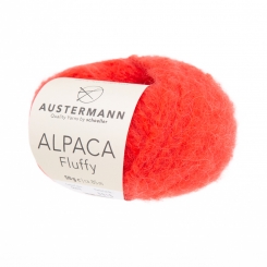 Alpaca Fluffy Austermann 03 rot