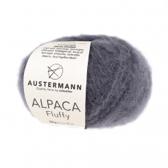 Alpaca Fluffy Austermann 09 grau