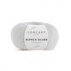 Alpaca Silver Katia Concept 250 Naturweiß-Silber
