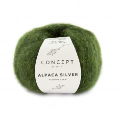 Alpaca Silver Katia Concept 272 Dunkelgrün-Silber