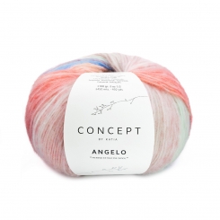 Angelo Katia 100 Blau-Naturweiß-Koralle