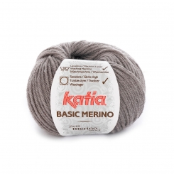 Basic Merino von Katia 13 Mittelgrau