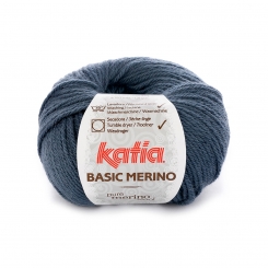 Basic Merino von Katia 32 Graublau