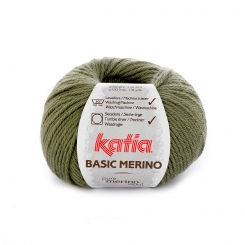 Basic Merino von Katia 70 Kaki claro