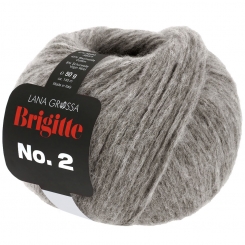 Brigitte No. 2 Lana Grossa 70 Hellgrau