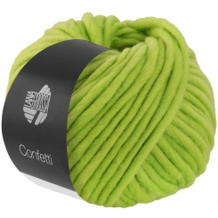 Confetti Uni Lana Grossa 107 Gelbgrün