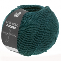 Cool Wool 4 Socks Lana Grossa % - 7701 Dunkelgrün 