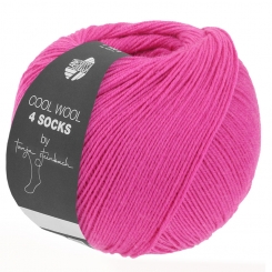 Cool Wool 4 Socks Lana Grossa 7717 Fuchsia 