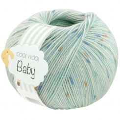 Cool Wool Baby Print Lana Grossa 369 Mint/Blau/Orange