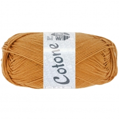 Cotone Uni Lana Grossa 130 Goldbraun 