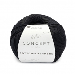 Cotton Cashmere Katia 89 Schwarz