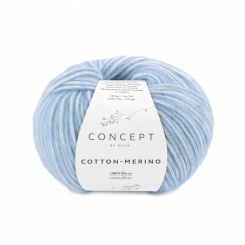 Cotton Merino Katia 131 Hellblau