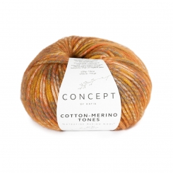 Cotton Merino Tones Katia 305 Khaki-Ocker-Rostrot