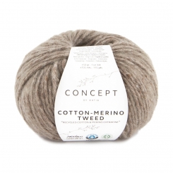 Cotton Merino Tweed Katia 510 Rehbraun