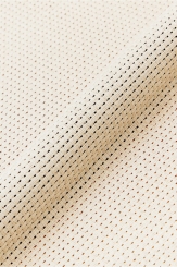 AIDA Punch-Needle Stoff 38x46cm Baumwolle 6ct - 2,4 St/cm DMC Ecru