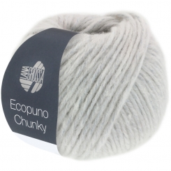 Ecopuno Chunky Lana Grossa 112 Silbergrau