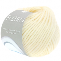 Feltro Lana Grossa 01 rohweiß