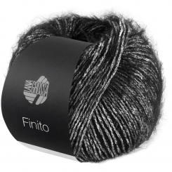 Finito Lana Grossa 16 Schwarz/Creme