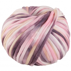 Gelato Lana Grossa 11 Pflaume/Rosa/Beige/Rohweiß