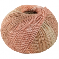 Gomitolo Mambo Lana Grossa % - 2037 Orange/Apricot/Camel/Sand-/Leinenbeige