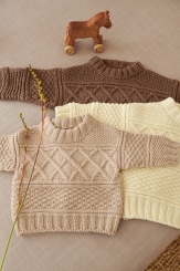 Guernsey Sweater Baby Sandnes Garn 