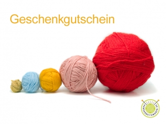 Geschenkgutschein Wolle 