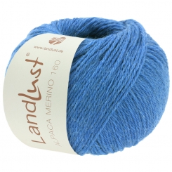 Landlust Alpaka Merino 160 Lana Grossa 417 Blau