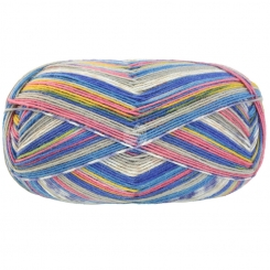 Meilenweit 100 Arte Lana Grossa 6805 Kornblume/Himbeer/Hellgrau/Jeans/Beige/Tinte/Gelb/Pistazie