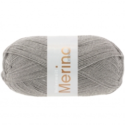 Meilenweit 100 Merino Extrafine Uni Lana Grossa 2404 Hellgaru meliert