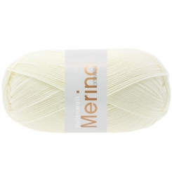 Meilenweit 100 Merino Extrafine Uni Lana Grossa 2405 Weiß