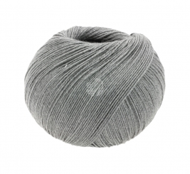 Meilenweit 100 Seta Lana Grossa 14 Grau