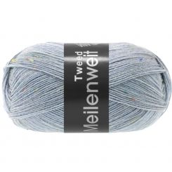 Meilenweit 100 Tweed Lana Grossa 171 Graublau