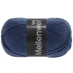 Meilenweit 100 Uni Lana Grossa 1342 Blau