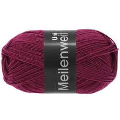 Meilenweit 100 Uni Lana Grossa 1380 Bordeaux