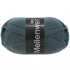 Meilenweit 100 Uni Lana Grossa 1388 Blaugrau