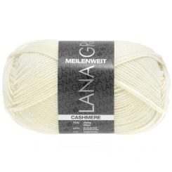 Meilenweit 50 Cashmere Lana Grossa 01 Weiß