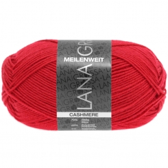 Meilenweit 50 Cashmere Lana Grossa 06 Rot