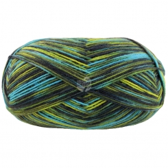 Meilenweit 6-fach Multi Lana Grossa 9666 Limette/Hellgrün/Schwarzgrün/Jade/Türkis