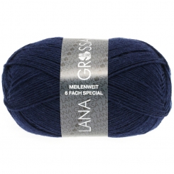 Meilenweit 6-fach Uni Lana Grossa 8963 Nachtblau