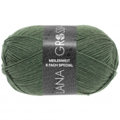 Meilenweit 6-fach Uni Lana Grossa 9221 Oliv