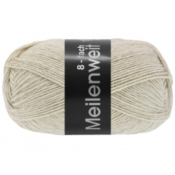 Meilenweit 8-fach 150g Uni Melange Lana Grossa 9661 Beige 