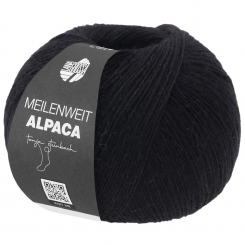 Meilenweit 100 Alpaca Lana Grossa 2016 Schwarz